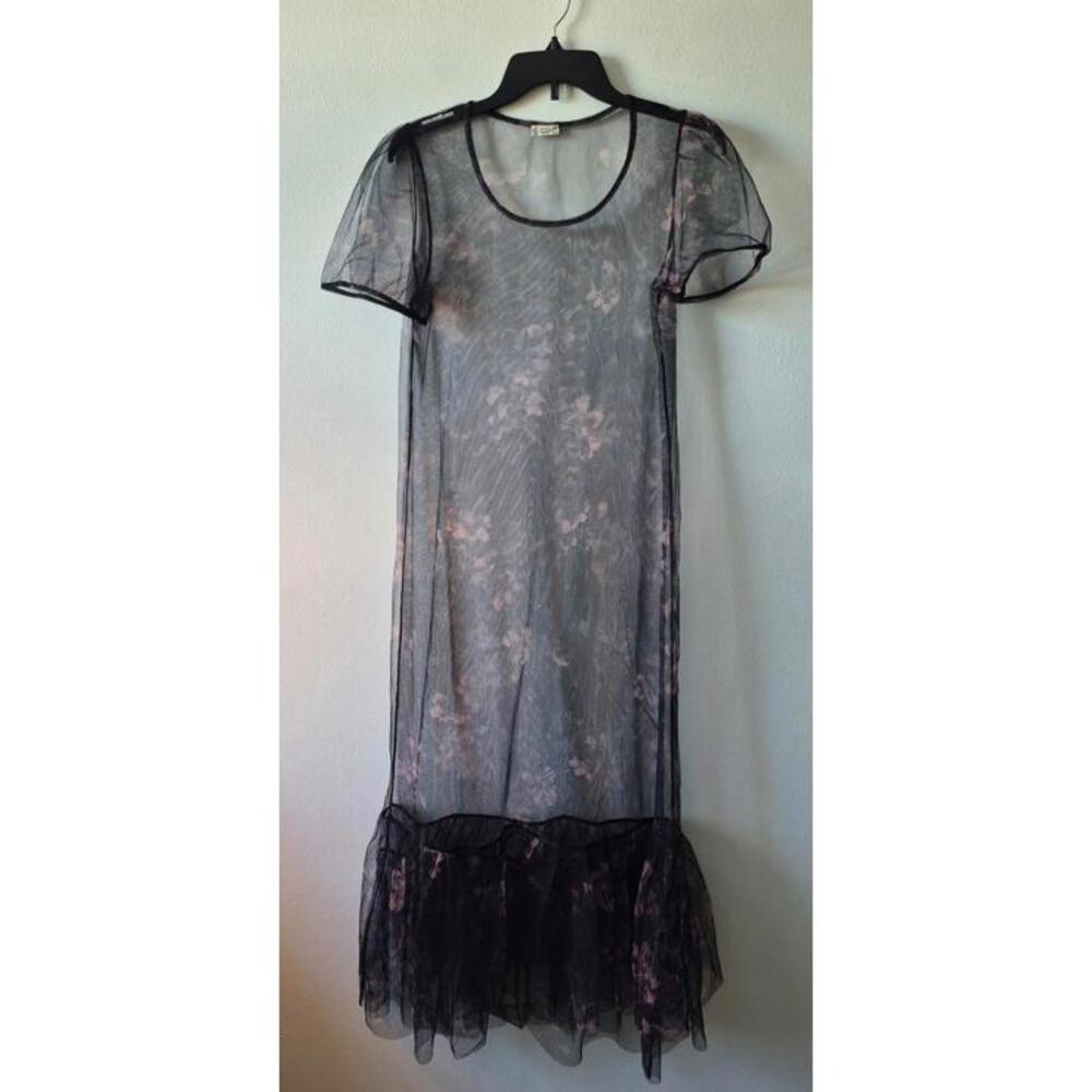 Free People Printed Sheer Midi Slip - Picture 2 of 5